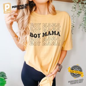 Boy Mama Comfort Colors Tee Gift For Mom 1