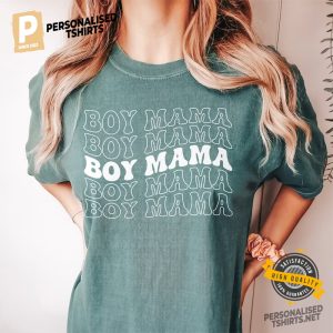 Boy Mama Comfort Colors Tee Gift For Mom 3