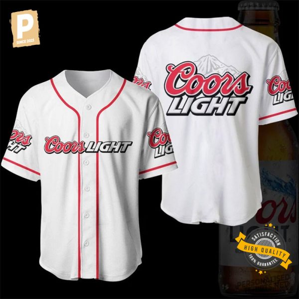 Coors Light Baseball Jersey For Beer Lovers