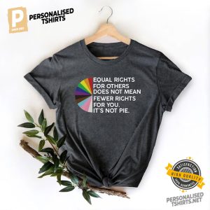 Equal Rights For Others Transgender Rainbow Bar Tee 3