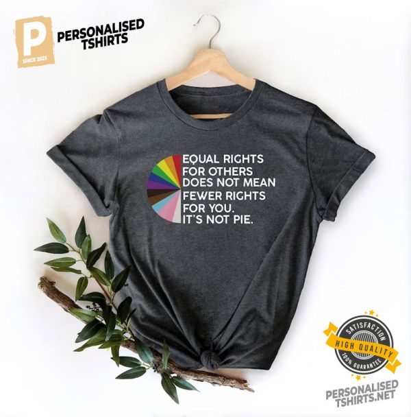 Equal Rights For Others Transgender Rainbow Bar Tee