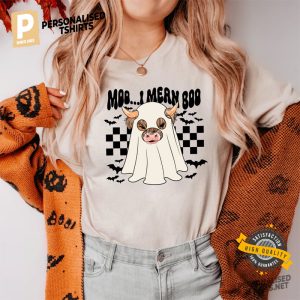 Moo… I Mean Boo Spooky Cow Comfort Colors Shirt