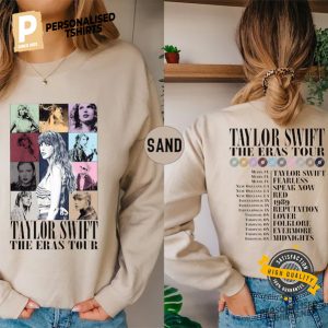 Taylor Swift The Eras Tour 2024 Playlist Shirt Swifties Merch 1