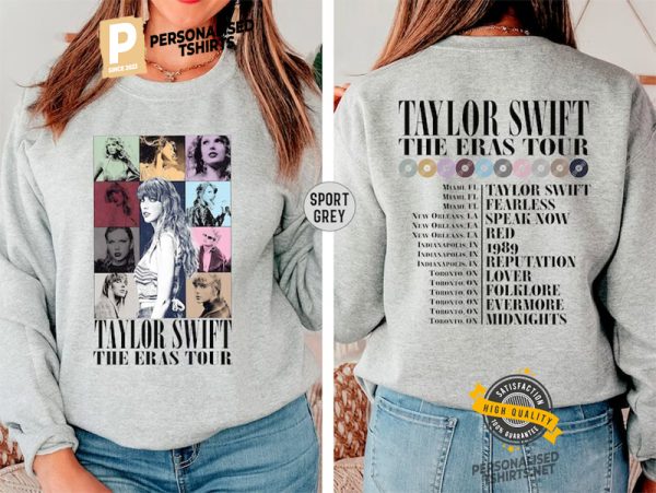 Taylor Swift The Eras Tour 2024 Playlist Shirt, Swifties Merch