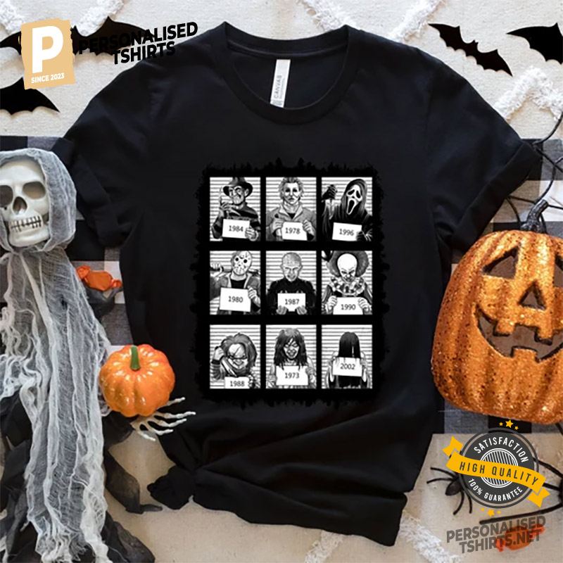 Halloween Movie Characters Spooky Shirt