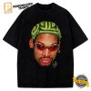 Dennis Rodman Zig Zag Green Hair Rodzilla Hollywood 90's Vintage Design T Shirt 2