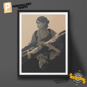 The Last of Us 2 Poster No.01 Ellie Gun Guitar Gaming Poster (1)