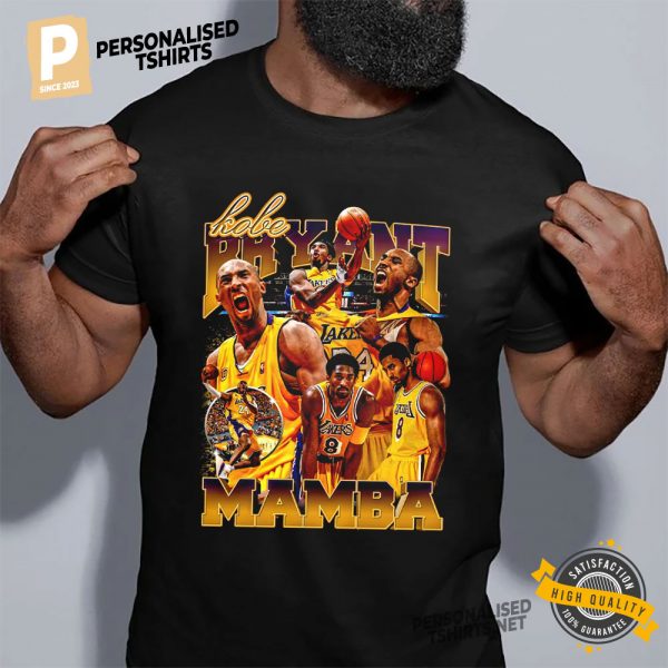 Vintage kobe bryant los angeles lakers Black Mamba Homage Shirt