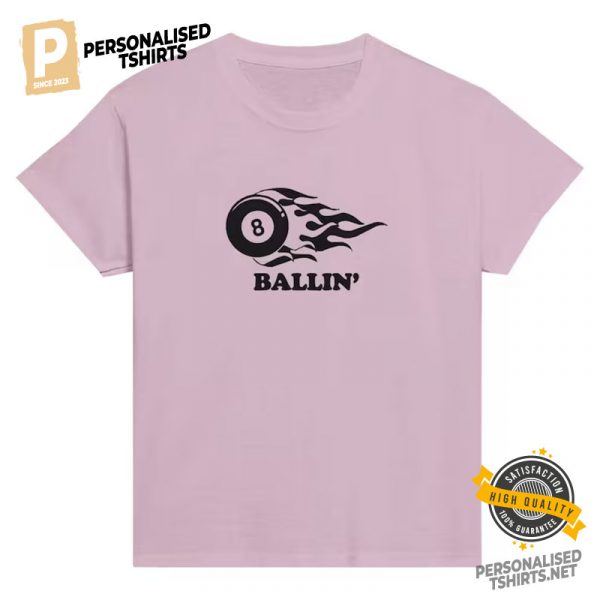 Ballin Lucky Ball 8 billiard shirt 3