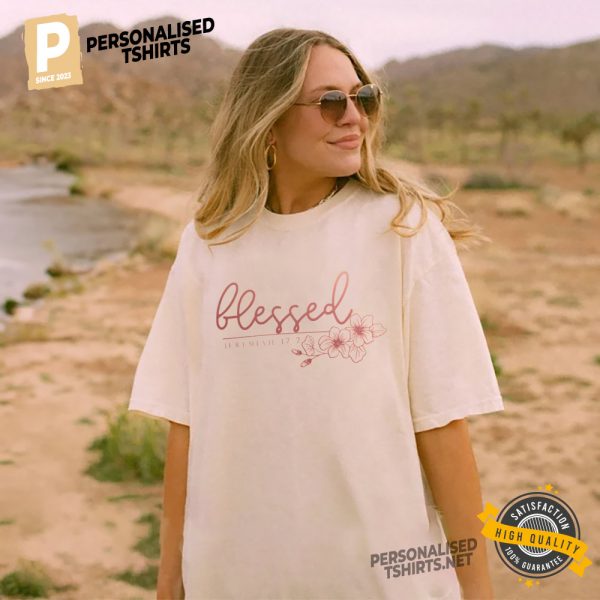 Blessed Bible Verses Comfort Colors T Shirt, Christian jesus merch