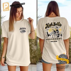 High Balls Livin Good Ball Club Retro billiard shirt