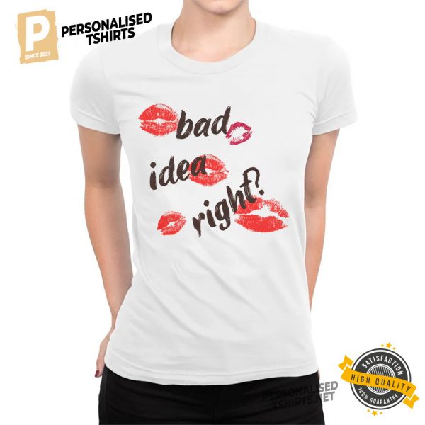 Bad Idea Right Guts Album olivia rodrigo t shirt 3