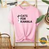 Cats For Kamala Political Comfort Colors Shirt 2