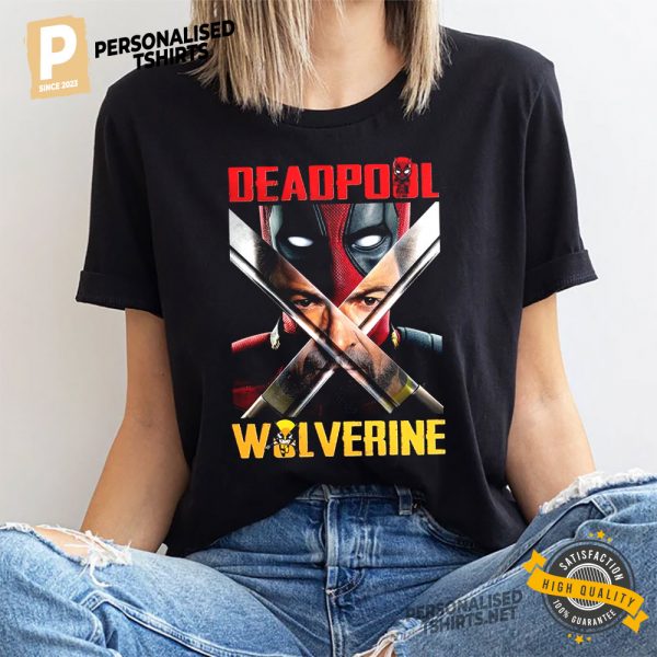 Daedpool X Wolverine New X men Movie 2024 Graphic Shirt 3