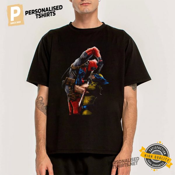 Deadpool Vs Wolverine X Men Fanart Shirt 3