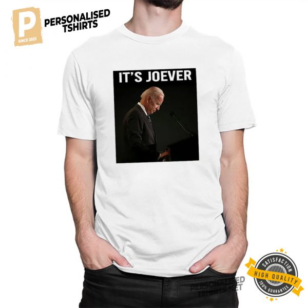 It's Joever Announcement Joe Biden Shirt 2