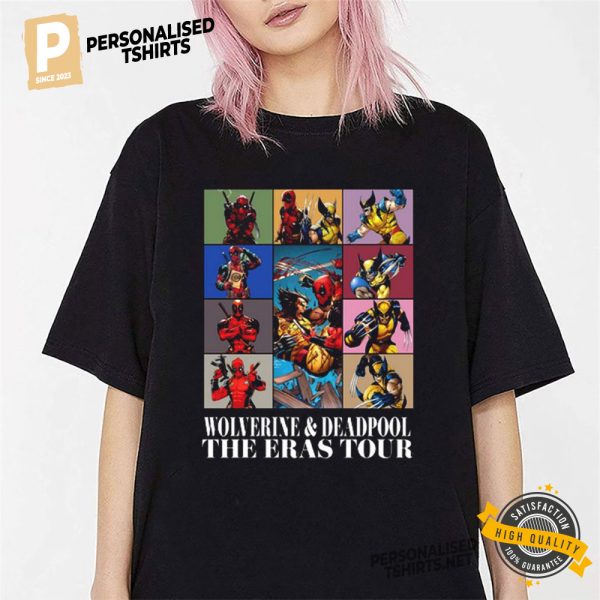 Wolverine And Deadpool 2024 The Eras Tour Shirt 3