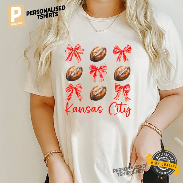 Kansas City Coquette Football Tee 2