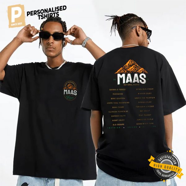 Maas National Parks SJM Universe Fantasy Novel Two Sided Shirt