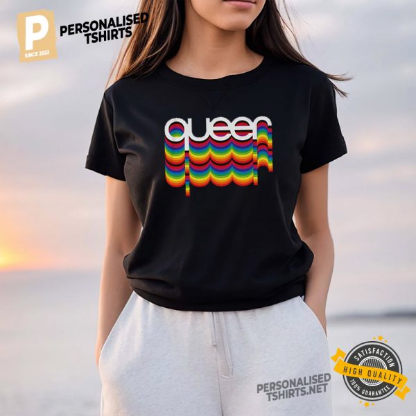 QUEER Rainbow LGBTQ Rights Shirt 1