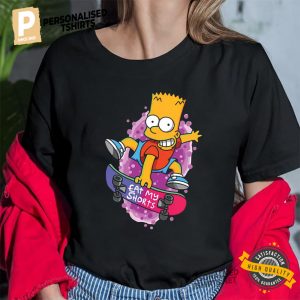 SkateBoard Bart Eat My Shorts Graphic Shirt 1