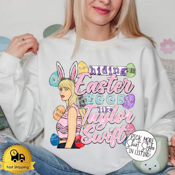 Swiftie Easter Bunny Tee, funny taylor swift shirts 3