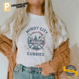 Windy City Chicago Cubbies Baseball Vintage Shirt 1