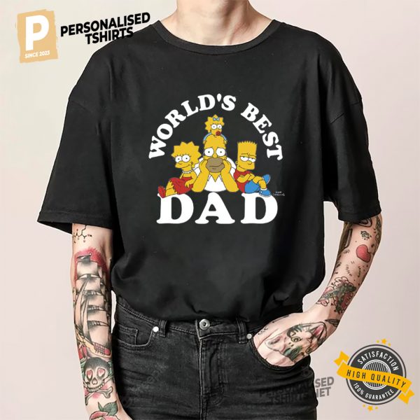 World's Best Dad Homer Simpson Graphic Shirt 2