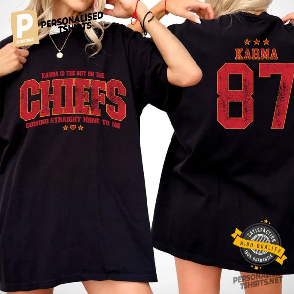 Karma is the guy on the Chiefs Tayvis Comfort Colors Tee 1