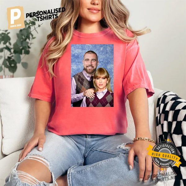 T Swift and T Kelce Funny Swiftie Shirt 3