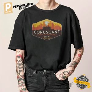 Coruscant City Star Wars T Shirt 1