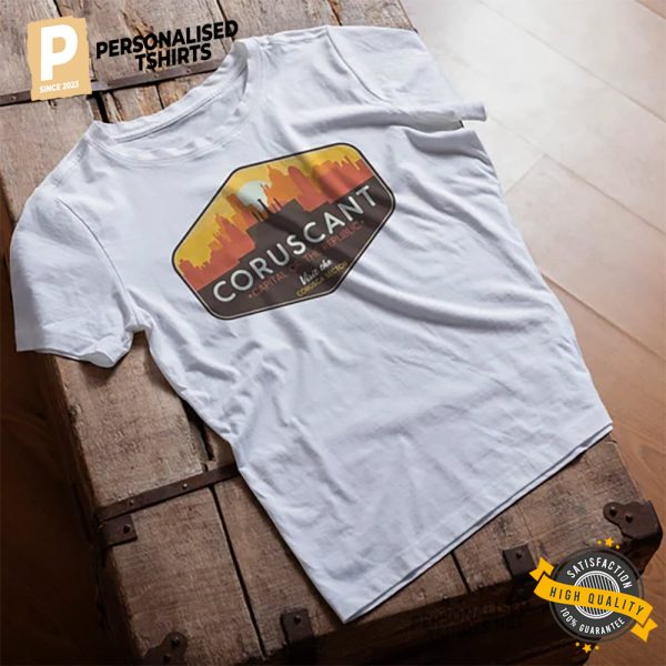 Coruscant City Star Wars T Shirt 2