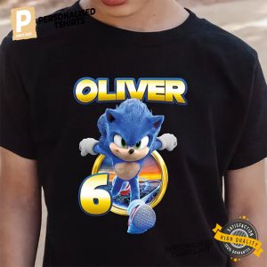 Custom Sonic Movie Birthday Shirt 1