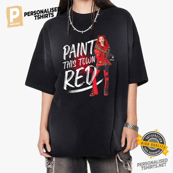 Descendants 4 Paint This Town Red Shirt 1