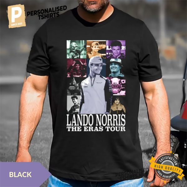 F1 Lando Norris Eras Tour Style T Shirt 1