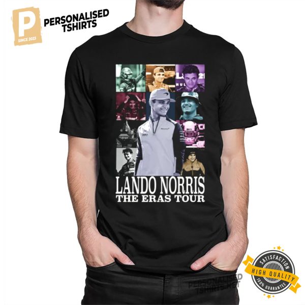 F1 Lando Norris Eras Tour Style T Shirt 2