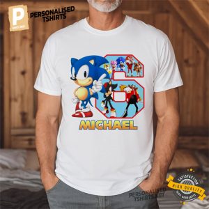 Family Sonic Birthday Animation Shirt 3