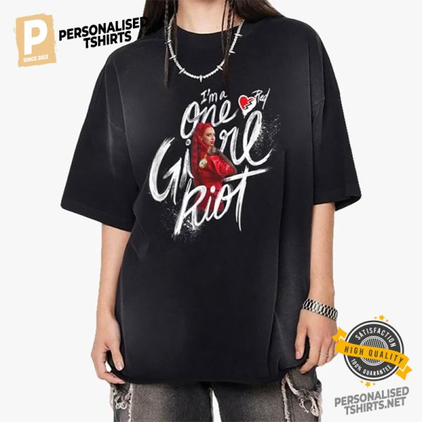 I'm A One Girl Riot Red Descendants Tee 3