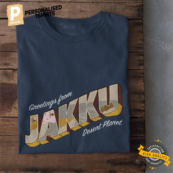 Jakku Desert Planet Star Wars Travel Shirt 1