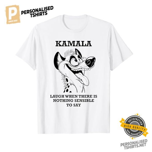 Kamala Laugh Funny Hyena Shirt, Kamala Harris 2024 Merch 3