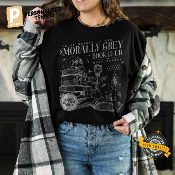 Morally Grey Book Club Dark Magic Comfort Colors Shirt 2