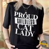 Proud Childless Cat Lady Funny Harris Fan Comfort Colors Shirt 1