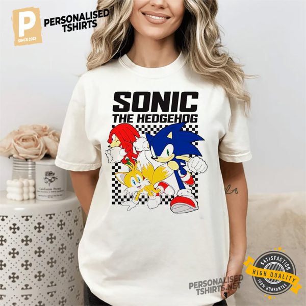 Sega Sonic The Hedgehog T shirt 1