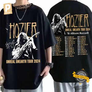 The Unreal Unearth Tour 2024 Hozier Signature Shirt