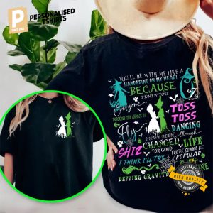 Wicked Broadway A New Musical 2 Sided Shirt 1