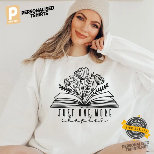 just one more chapter Lovely Book Lover Shirt 2