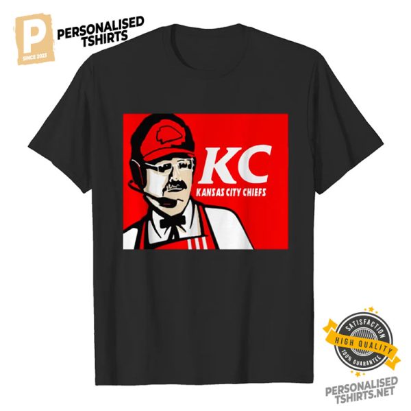 Andy Reid KFC Logo Funny KC Chiefs NFL Tee 1