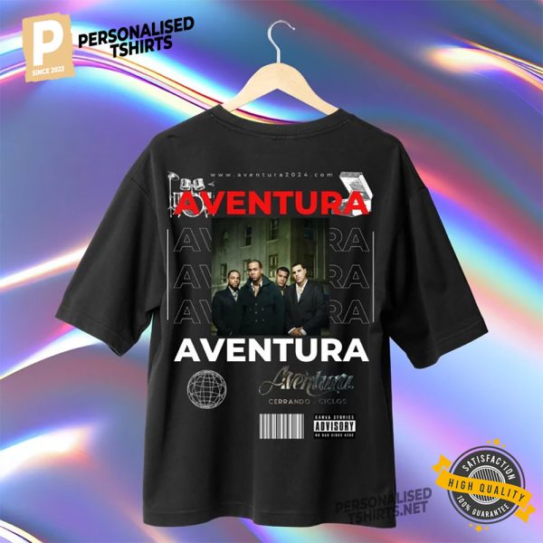 Aventura Band Cerrando Ciclos Concert 2024 Shirt 2