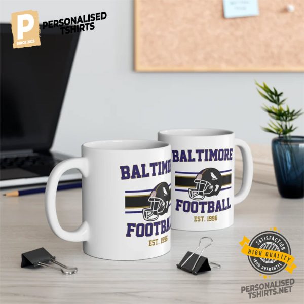 Baltimore Ravens Football Est 1996 Mug 1