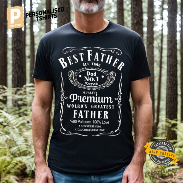 Best Father All Time No.1 Dad Shirt, happy fathers day gifts 1